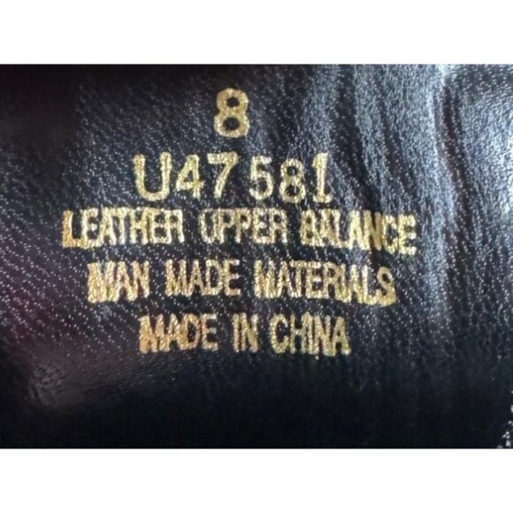 Women's Unlisted Brand Mid Heel Black Leather Upper Boots w/Silver Accent Size 8 - Picture 6 of 16